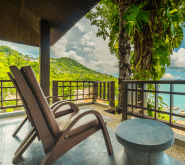 beach house with balcony